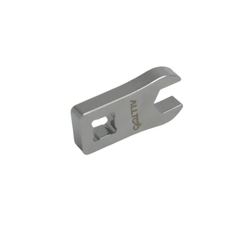 Dead Nuts Accurate 8mm Open Torque Wrench For Bicycle Brake Handle Tightening Manual Tubing Adjustment Tool No Sweat Setup viewed from the side.
