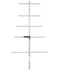 Beefy Outdoor Yagi Antenna For UHF Ham Radio 400 To 470 MHz With 9 dBi High Gain SL16 Female Connector Aluminum Alloy Build