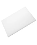 UHMW Sheet One Quarter Inch Thick White HDPE Plastic Board For Marine Use, 12x12 inches, durable and wear-resistant