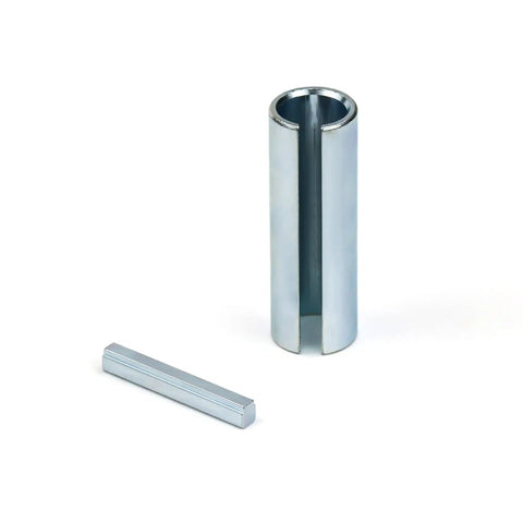 Crankshaft Sleeve Adapter Kit 3/4 Inch To 1 Inch Bore With 1/4 Inch Keyway Keystock Stainless Steel CNC Machined For Gas Engine crank sleeve and keyway