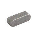Single steel keystock from the Steel Keystock 12mm By 4mm By 4mm Gray 50 Piece Set For Locksmiths And Machinists Undersized Tolerance