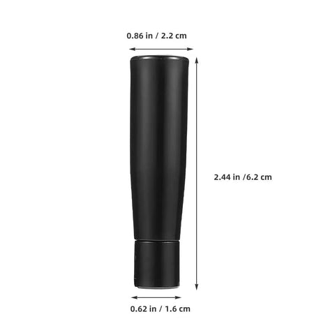 Foldable Revolving Handwheel Handle for Milling Machines, 2.44 Inch Crank Grip Rotating Lathe Replacement, dimensions shown