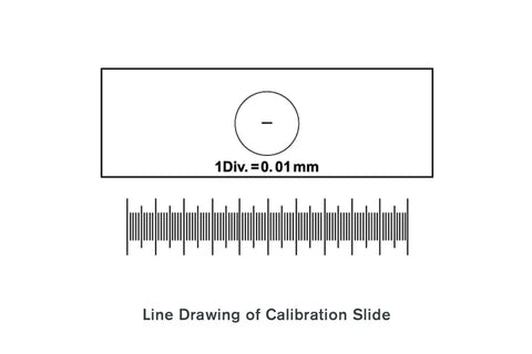 Microscope Calibration Slide With Stage Micrometer 1mm Ruler For Precise Measurement Of Specimens Down To Zero Point One Millimeter Standard 1 By 3 Inch Slide Fits On Most Microscope Stages Super Handy Warranty And Responsive Support., 1x3 inch glass calibration slide with 0.01 mm line scale