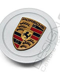 Porsche 911 Center Cap Arctic Silver Replacement For 1999 To 2005 Models Fits Specific Wheel Sets Part Number 993 361 303 10 9A1