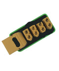 XT60 XT90 To Four Channel Power Distribution Board With Optional Base Shell, Beefy 200A High Current RC Power Splitter