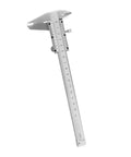 Slide Caliper Tool 0 To 150mm Carbon Steel Measuring Instrument For Length Depth Thickness Inner Outer Diameter Easy Readout Durable
