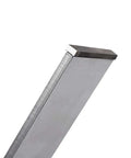 Close-up of Tungsten Carbide Gasket Scraper with rectangular 90 degree blade for flat surfaces heavy duty removal, white finish.