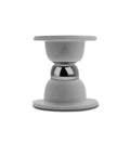 Silicone Magnetic Door Stopper That Holds Strong And Silent With Anti Collision Features For A Quiet Home Setup Gray Color Perfect For Hotels side view
