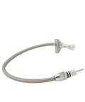 31 Inch Stainless Steel Flexible Transmission Oil Dipstick for Cars, Engine Oil Level Gauge, Long Reach Readout, Corrosion-Resistant Tool for Precise Fluid Levels, Compatible With Select Vehicles Requiring a 31 Inch Dipstick, flexible braided cable