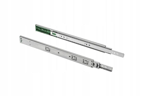 Drawer Runners H45 Versalite Plus Ball Guide With Damping Soft Close For Full Extension Drawers 400 To 600 mm High 40 Kg Load Capacity No Fuss Quick Install Smooth Operation And Long Lasting Rails, galvanised steel pair