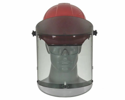 Top Tier Heavy Duty 30 Cal Arc Flash Face Shield And Hard Cap With Full Coverage Visor For Electrician Jobsite Safety And Industrial Ppe Workwear Built Tough For Daily Grind