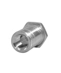 Stainless Steel One Quarter Inch NPT Female Bulkhead Coupler For Through Bulk Pipe Fitting Heavy Duty One And A Half Inch Overall Length