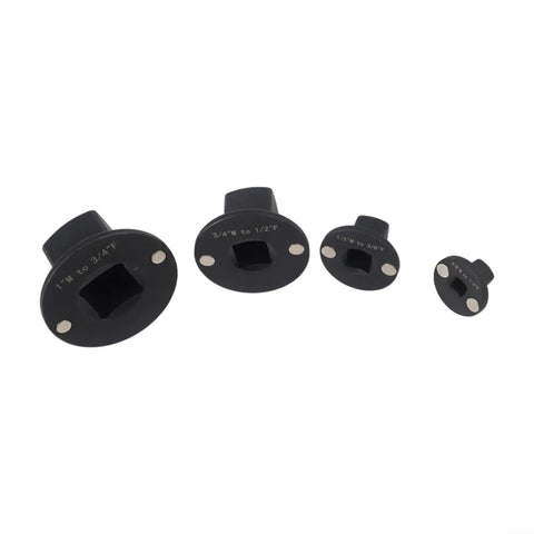 Kickstart Your Auto Repair Gig With This Slick 4-Piece Low Profile Socket Adapter Set, Heat Treated Steel Drive Reducing Kit For Impact Drivers In Tight Spots From 1/4 To 1/2 Inch Perfect For Confined Engine Bays. 4-piece heat treated steel socket adapter set, low profile, for impact drivers