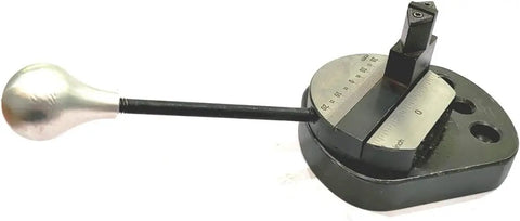Slick Mini Lathe Ball Turning Attachment For 7X14 And 7X16 Direct Cross Slide Mount with gauge for precise machining.