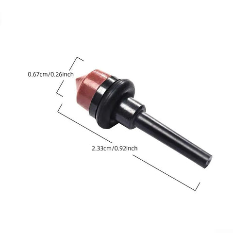 Three Piece Replacement Kit With Copper Bolts And Silicone Sleeves In Black And Red For Coffee Machines Replacement Internal Assembly Parts For Easy Maintenance And Reliable Fit., black and red copper bolt with silicone sleeve, 2.33cm