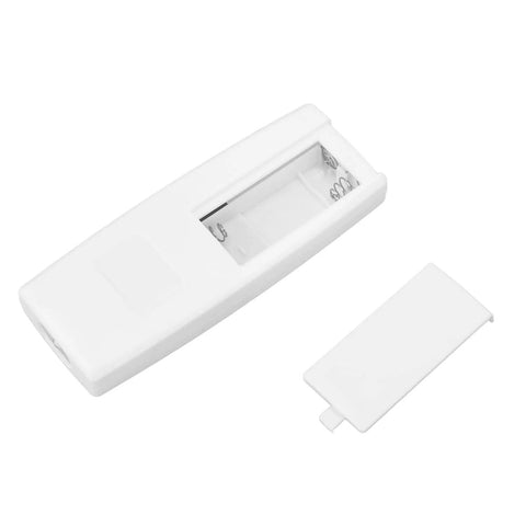 Instant Electric Tankless Water Heater 4000W 110V With Smart Remote battery compartment cover in white with springs visible.