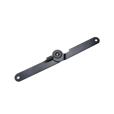 Two Pack 180 Degree Rotating Lid Support Hinges, Heavy Duty 9 Inch Folding Hinge For Cabinets, Furniture, Black Finish