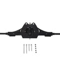 17 Inch Aluminum Electric Skateboard Trucks with Gasket, high-strength motor trucks, bridge riser pads, flat plate mounts shown.
