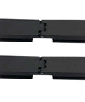 Heavy Duty Glass Shower Hinge 2 Pack Featuring 180 Degree Rotation And Solid Clamp For Serious Bathroom Upgrades That Are Rustproof Built Different And Dead Simple To Install Without Breaking A Sweat, black stainless steel design.
