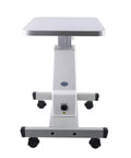 Pro Grade Motorized Optical Instrument Table With Adjustable Height For Slit Lamp And Eyeglass Measurements In Vision Clinics And Optical Stores, 15.75 By 18.9 Inches, Heavy Duty H Shaped Base front view