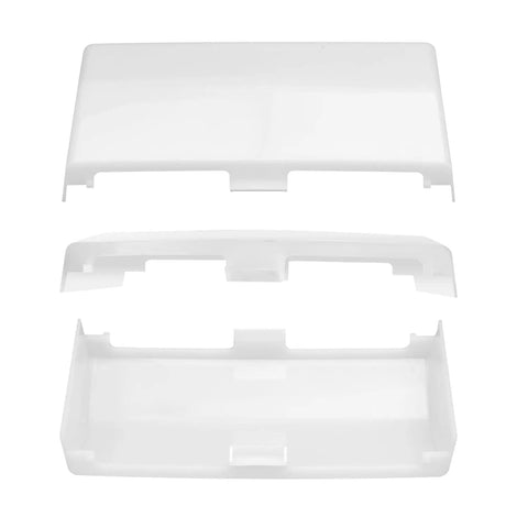 Replacement Exhaust Fan Light Lens S53740000 for Broan Nutone Vent Fans showing white plastic parts
