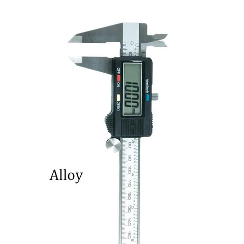 YMGSCC Caliper for Jewelry Metal Measurement showing digital display, polished stainless steel for precise readings.