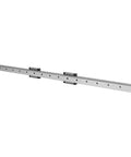 LMLF18B - 500-2R Miniature Linear Guide Rail with 2 Sliding Blocks, steel rail, 500mm x 18mm, precision system for equipment