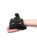 Hand wearing a Hands Free Dive Light Glove For Easy Night Dives Universal Adjustable Wrist Strap Scuba Light Holder Compatible With ZD710 And Other Models Durable Dive Accessory For Saltwater Explorers