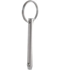 Two Pack Quick Release Pins For Boats And Marine Tops, Five Sixteenth Inch Diameter, Usable Length Two And One Quarter Inch, 316 Stainless Steel