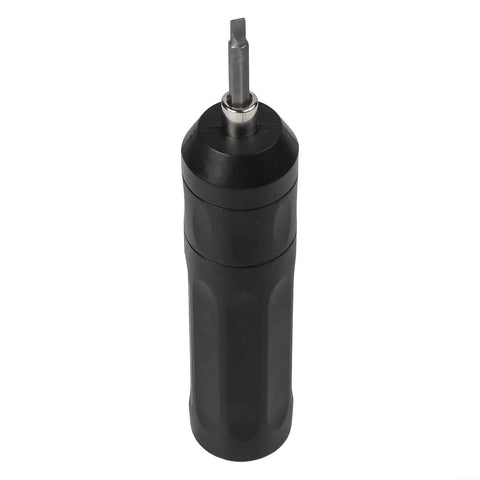 No Sweat Handheld Electric Drill With Ergonomic Cordless Handle For Quick Smartphone Repairs And Home Appliance Assembly Effortless Maneuvering Makes Daily Projects Feel Like Childs Play, showcasing a compact black electric screwdriver.