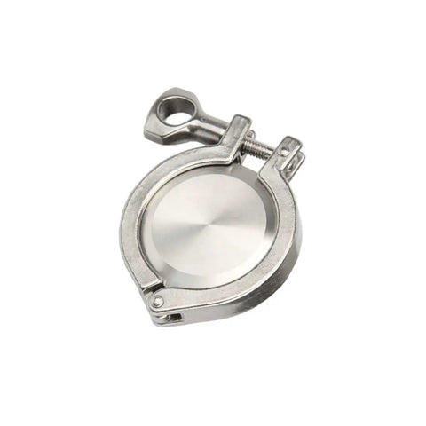 Heavy Duty Stainless Steel Sanitary Pipe Fittings Kit with Tri Clamp End Cap and Quick Fit Clamp for Food and Beverage Lines