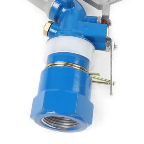 Close-up of Heavy Duty 1 Inch Agriculture Irrigation Spray Gun With 360 Degree Adjustable Impact Sprinkler connector detail.