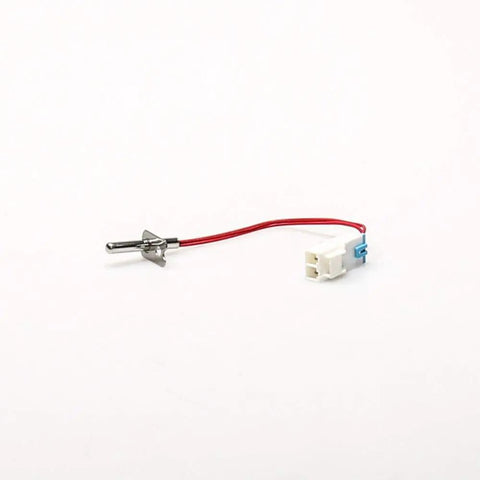 Genuine OEM Thermistor Assembly With Wire Harness Replacement Part 6323EL2001B That Plays Nice With LG Dryers, temperature sensor on white background