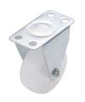 Premium Nylon Swivel Casters For Furniture Restoration Delivering Buttery Glide And Built Tough Reliability Ideal For Platform Carts And Utility Dollies, featuring a polyamide wheel and metallic bracket.