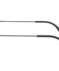 Side view of Unisex Aviator Sunglasses Oversized Metal Frame In Black And G15 Green, Classic Pilot Style With Bronze Rims, 62 mm Lens Width