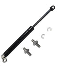 Slick Plug And Play Rear Tailgate Slow Close Damper For 1995 To 2004 Toyota Tacoma gas strut with bolts and clips in matte black finish.