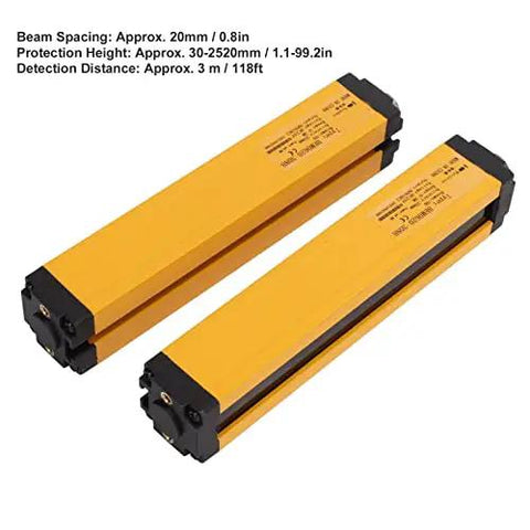 Far Infrared Safety Light Curtain with 20mm Beam Spacing, Aluminum Body, Light Screen Sensor, Grating Protection for Punching Machines