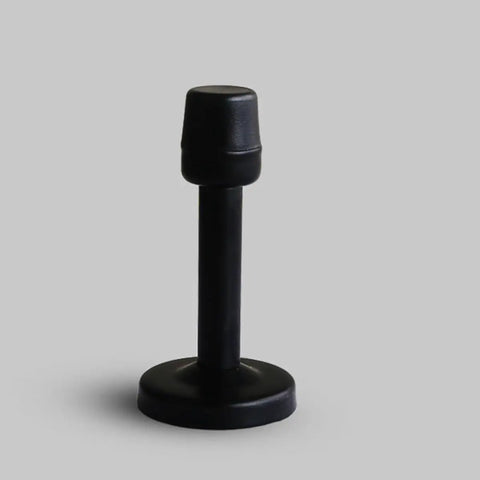 Two Pack Stainless Steel Door Stopper Buffer Set For Office And Home Use Heavy Duty Anti Collision Magnetic Design Easy Install Black Finish