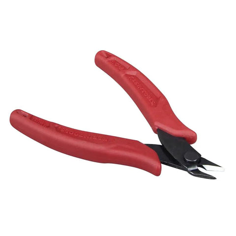 Ultra Slim 5-Inch Diagonal Flush Cutters For Micro Wire And Zip Ties, Precise Flat Cut With Pinch Cutting, Tight Space Cutter For Confined Areas