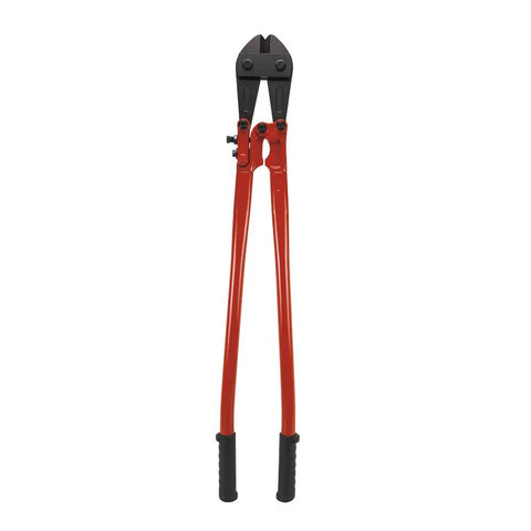 36 Inch Bolt Cutter With Steel Handles, Beefy Vinyl Grips, Flat Grip Ends for 90 Degree Cuts, Center-Cut Jaws, Precision Ground