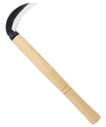 Beast High Carbon Steel Japanese Style Weeding Sickle With 3 Inch Blade And 10 Inch Beech Wood Handle, durable garden tool