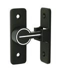 Keyless 90 Degree Barn Door Lock Hardware With Night Light Mode Heavy Duty Zinc Alloy Matte Black Gate Latch