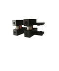 Aluminum CNC Machined XY Front Idler Tensioner Kit For 2.4 3D Printers - Precision Tension Set, Front Mount, Easy Install, Beefy Aluminum Alloy For Smooth, On-The-Fly Tension Control. Black CNC aluminum front idler tensioner kit for Voron 2.4 3D printer