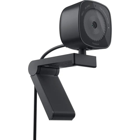Total Game Changer 2K QHD Webcam With Legit Sony Image Sensor And Noise Reducing Mic For Smooth Zoom Calls And Crisp Streaming Built In Privacy Cover Easy Setup mounted on a laptop.