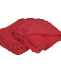 Red Pro Grade Shop Towels 500 Count for Heavy Duty Cleanup Commercial Industrial 100 Percent Cotton 14 by 15 Inches