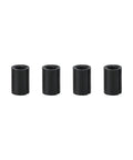 4 Pack G80 Alloy Steel Hammerlock Coupling Links, Five Sixteenth Inch Safety Chain Connector Links, black cylindrical design