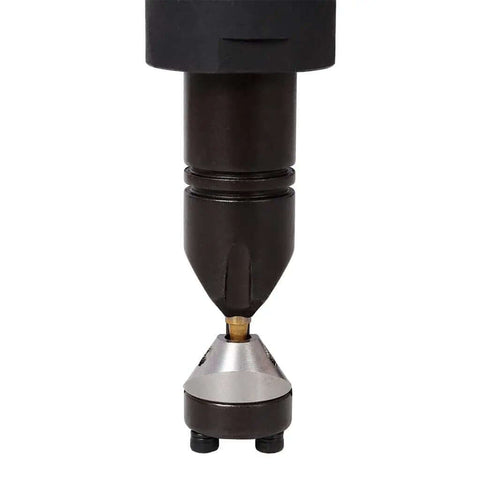 Close-up of Beefy Electric Metal Nibbler Drill Attachment With 360 Degree Rotation 500W Handheld Cutter for sheet metal