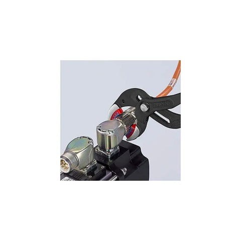 11 250 SBA 10 Inch Pipe And Connector Pliers With Soft Jaws securing aviation electrical connector