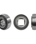 Three views of beefy heavy duty disc harrow bearing replacement for disc harrows fits WTD10 WTD3 WTD4 discs replaces T25486IMP 10333.