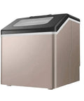 Slick Portable Desktop Electric Ice Maker For Home Bar Or Kitchen Counter Quick Freeze Cycle, compact ABS body, observation window.